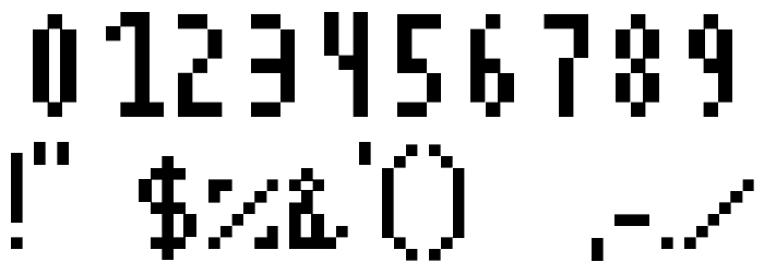 superhelio _small Font OTHER CHARS