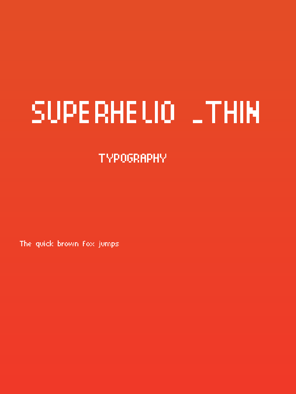 superhelio _thin Poster