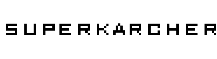 superkarcher Font