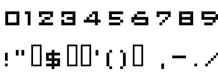 superkarcher Font OTHER CHARS
