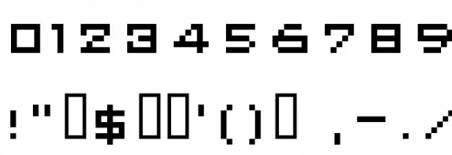 superkarcher Font OTHER CHARS