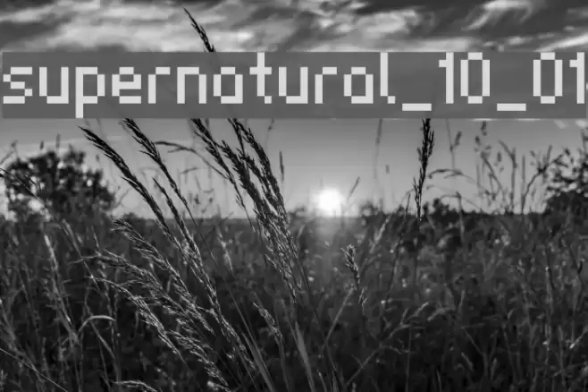 supernatural_10_01 Font examples