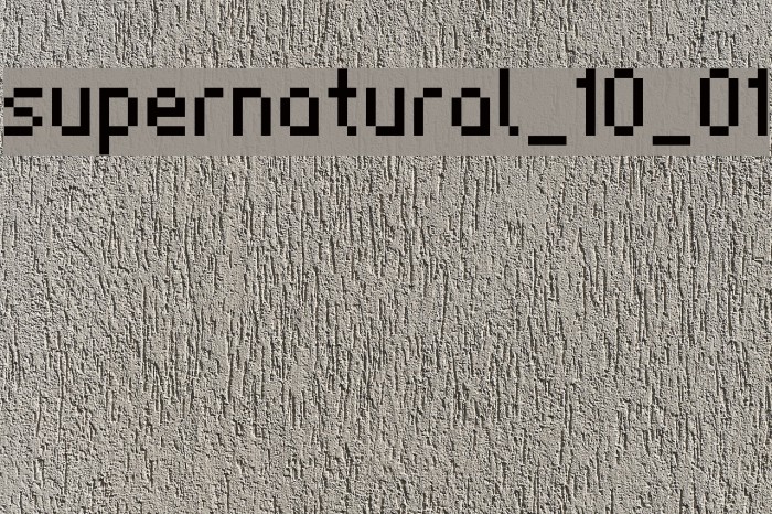 supernatural_10_01 Font examples