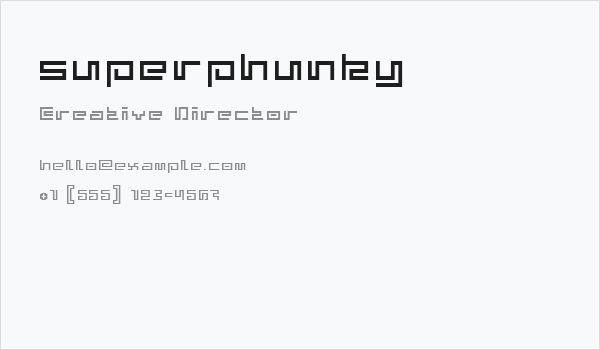superphunky Business Card