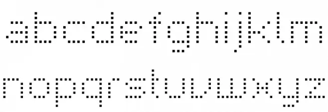 superpoint _rounded Schriftart Groß
