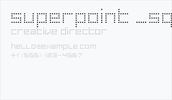 superpoint _square Business Card