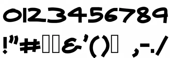 superpowers Font OTHER CHARS