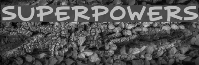 superpowers Font examples