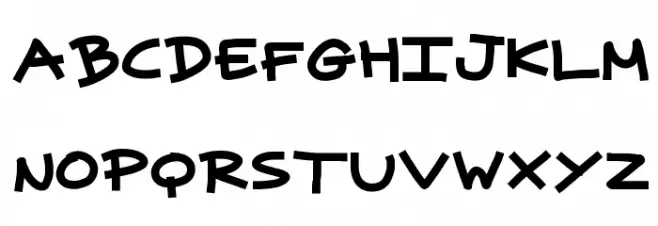 superpowers Font Litere mari