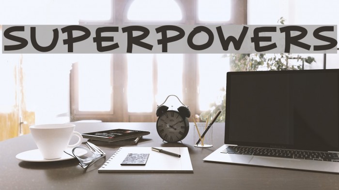 superpowers Font examples