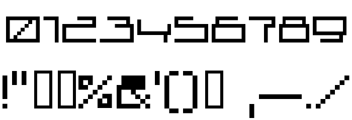 superscreen Font OTHER CHARS