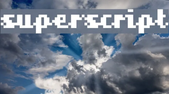 superscript Example 3