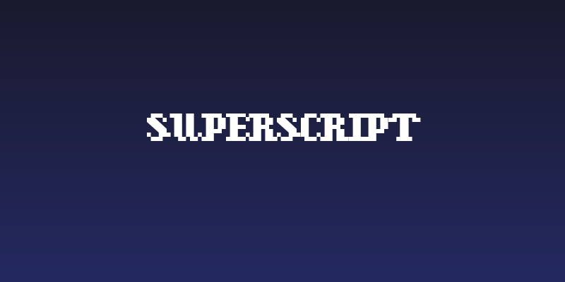 superscript Social Header
