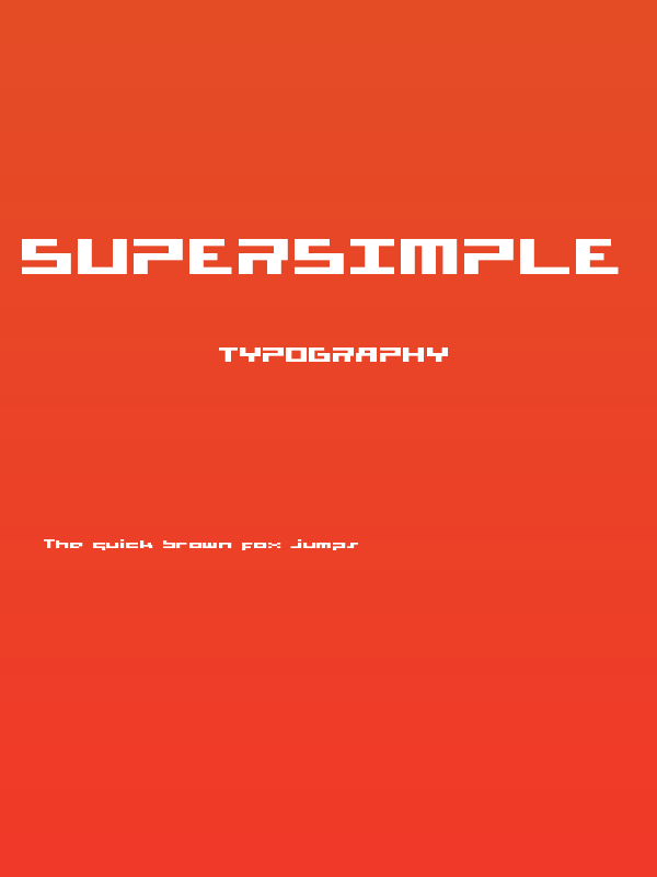 supersimple _fat Poster