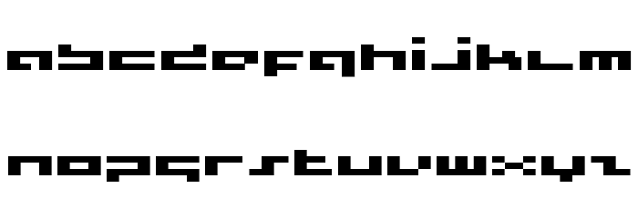 supersimple _fat Font LOWERCASE