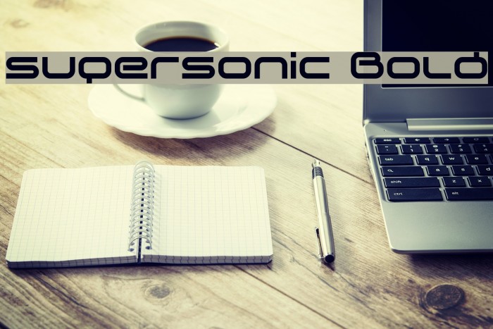 supersonic Bold Font examples