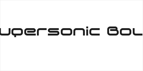 supersonic Bold Logo