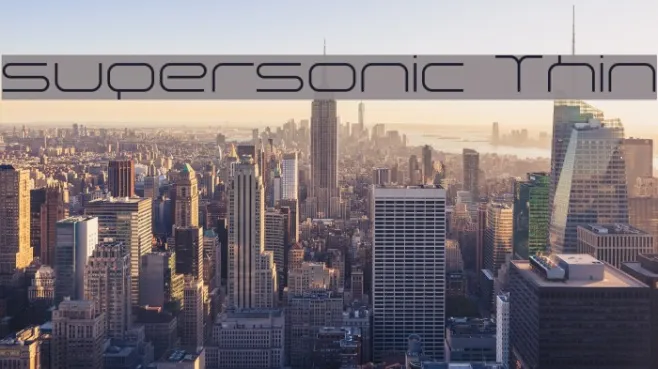supersonic Thin Example 1