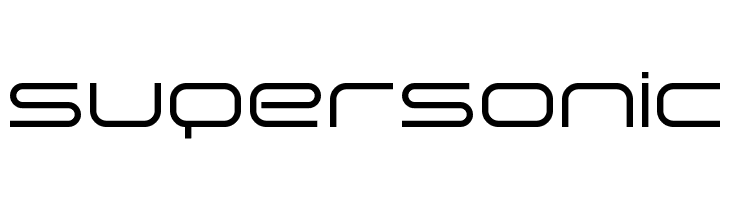 supersonic  Free Fonts Download