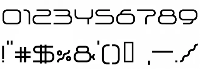 supersonic Font OTHER CHARS