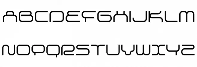 supersonic Шрифта ВЕРХНИЙ