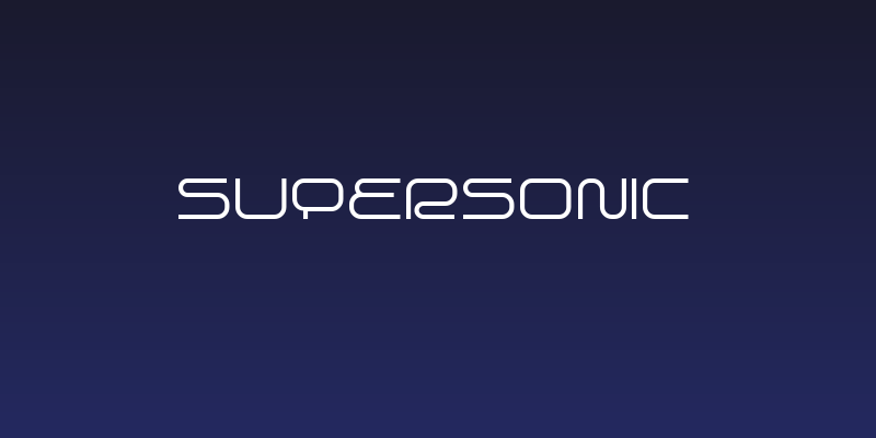 supersonic Social Header
