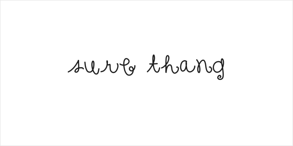 sure thang Logo