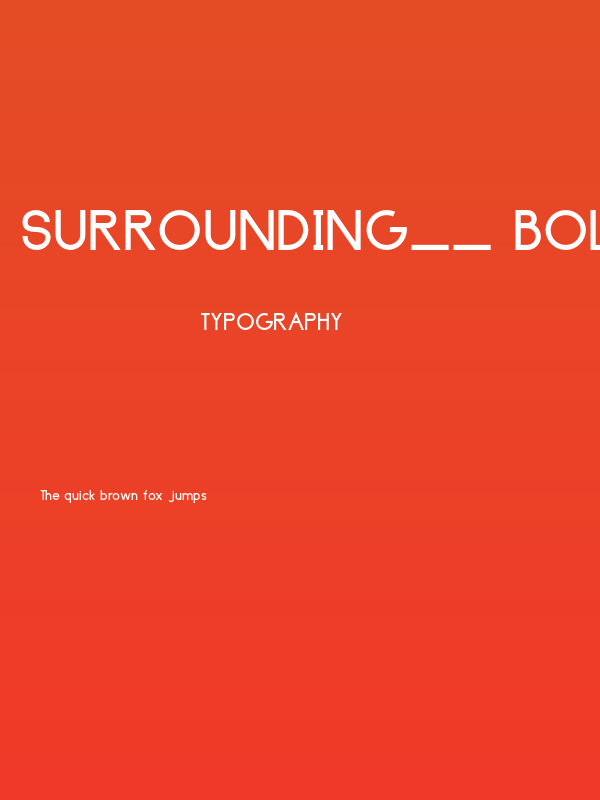 surrounding__ bold Poster