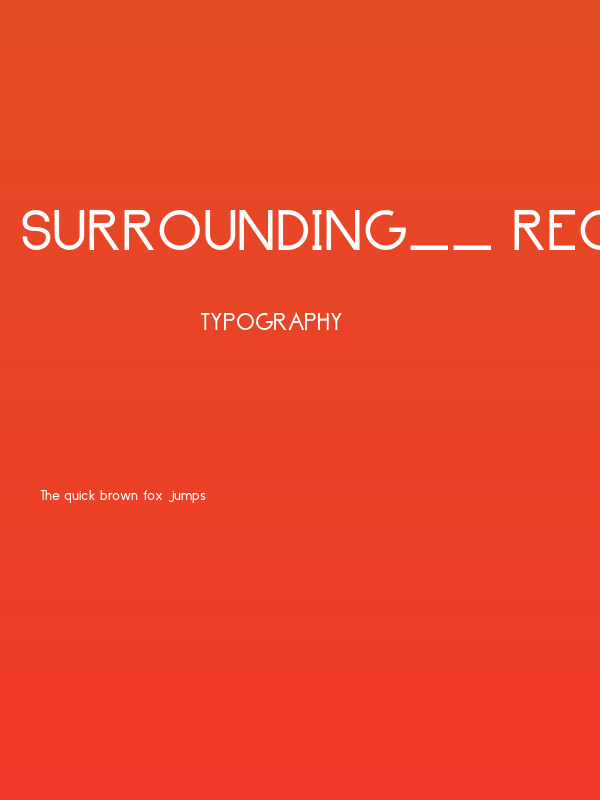 surrounding__ regular Poster