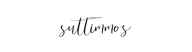 suttimmos  Frei Schriftart Herunterladen