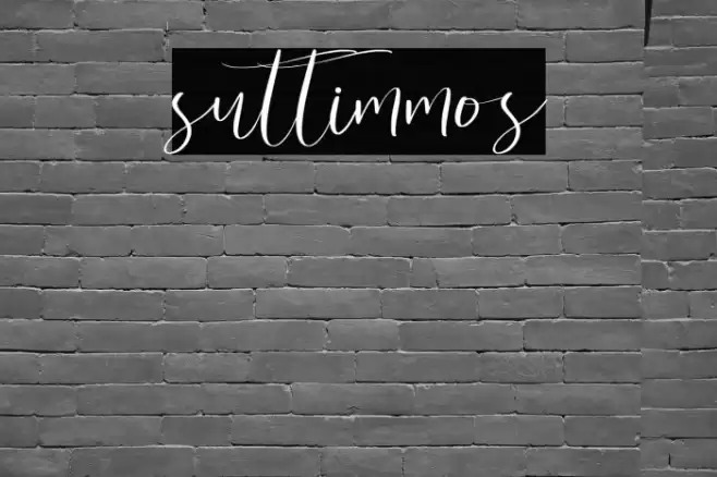 suttimmos Font examples