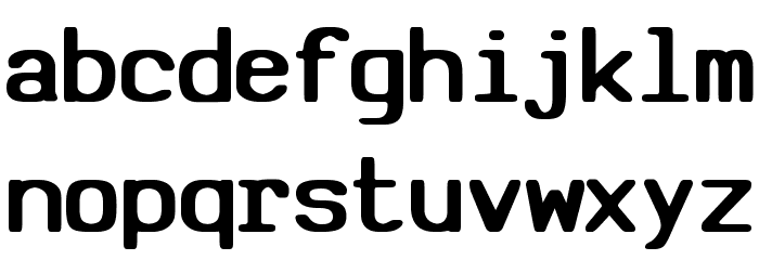 SV Basic Manual Bold Font LOWERCASE