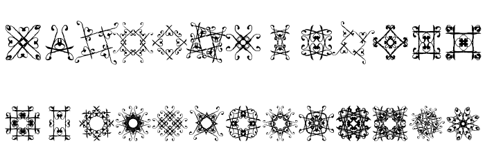 SVGfont 1 Font LOWERCASE