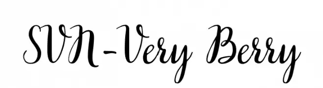 SVN-Very Berry  Frei Schriftart Herunterladen
