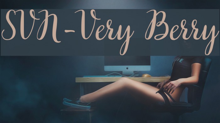 SVN-Very Berry Font examples