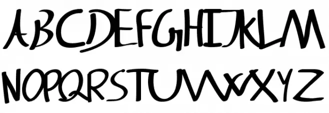 Svampens Handwriting Polices MAJUSCULES