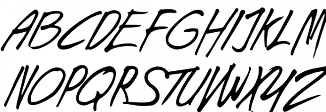 SvengallyCharlotte Font UPPERCASE