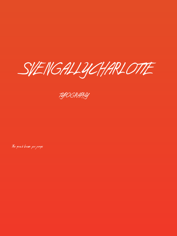 SvengallyCharlotte Poster