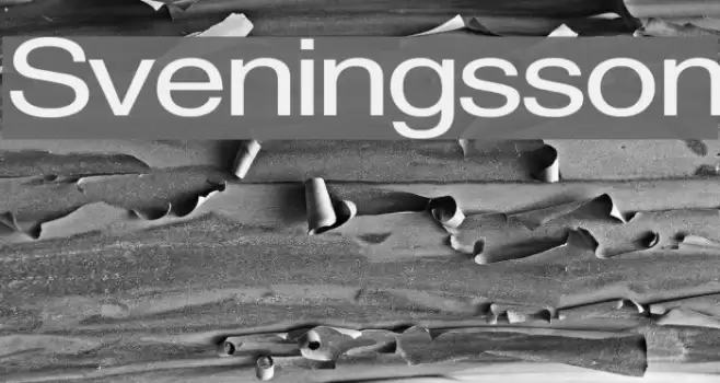 Sveningsson Font examples