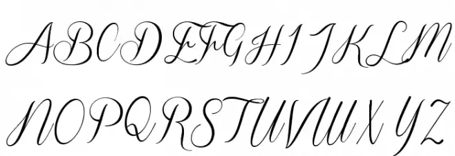 Sverige Script Demo Font UPPERCASE
