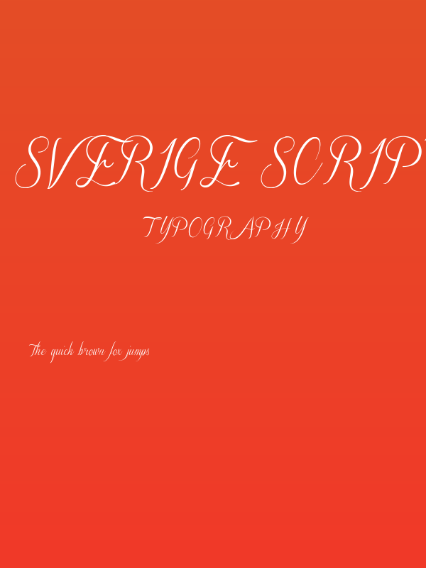 Sverige Script Demo Poster