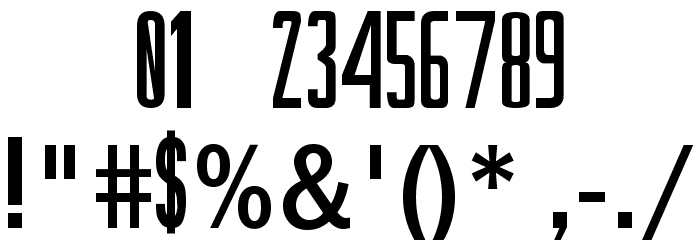 SW Crawl Title Font OTHER CHARS
