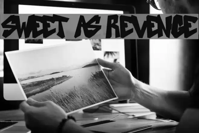 SWEET AS REVENGE Font examples