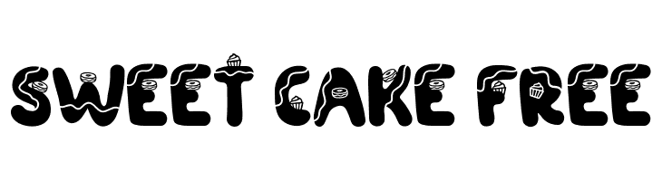 SWEET CAKE FREE  フリーフォントのダウンロード