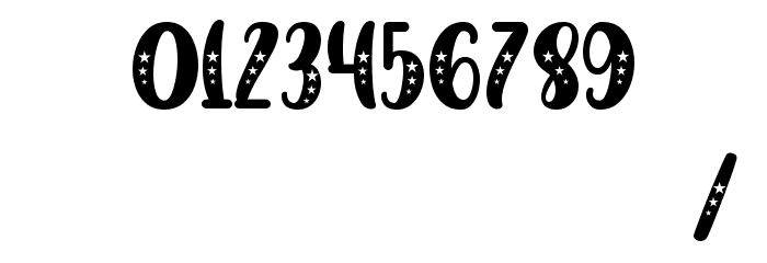 SWEET DUCK Personal Use ONly Stars Font OTHER CHARS