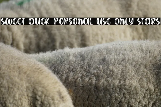 SWEET DUCK Personal Use ONly Stars Example 1