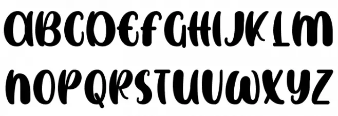 SWEET DUCK Personal Use Only Schriftart Groß