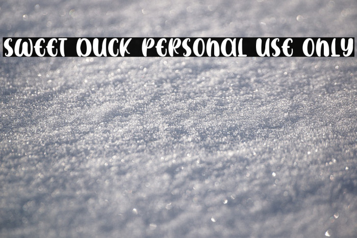 SWEET DUCK Personal Use Only Example 2