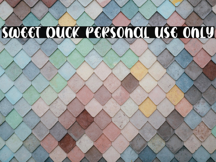 SWEET DUCK Personal Use Only Example 3