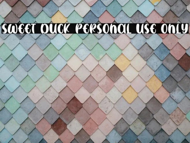 SWEET DUCK Personal Use Only Example 3
